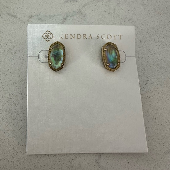 Gorgeous Kendra Scott Ellie stud in dichroic glass - Picture 9 of 10